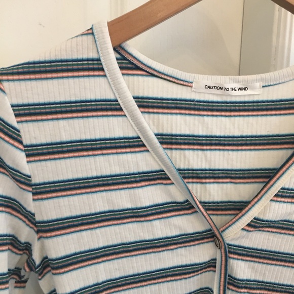 stripped long sleeve tee!! - Picture 3 of 3